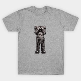 Black Fine Art Toy by Kaws T-Shirt